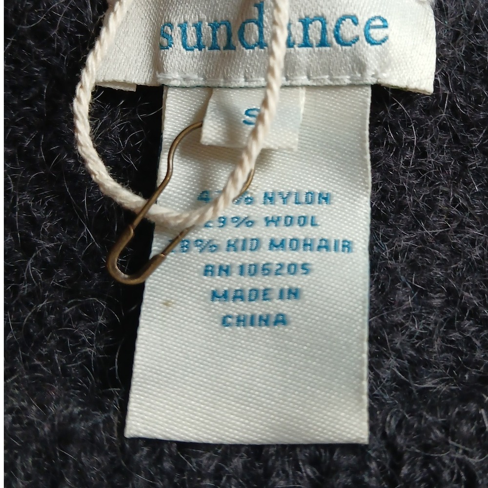 Sundance Knit Sweater Floral Sleeve Detail Women's Size Small - Picture 8 of 10